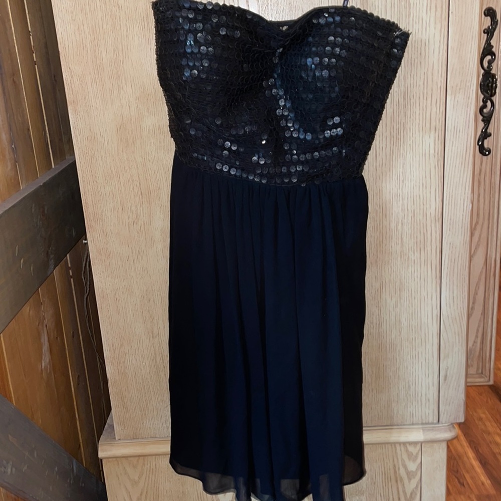 Phoebe Couture sequin little black dress